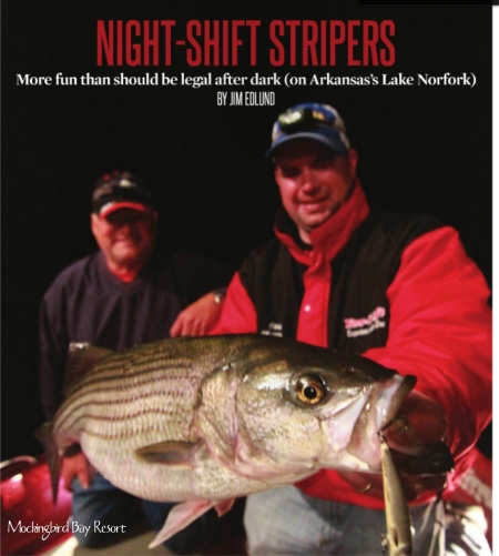 Fishing for Stripers at Night